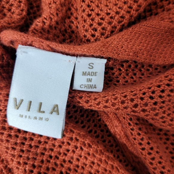 Vila Milano Cropped Knit Cardigan S - Picture 3 of 4